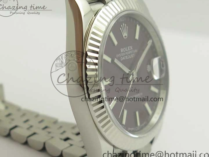 MiroTime 0215 DateJust 126334 SS REF 1:1 Best Edition Purple Dial Stick Markers on New version Jubilee Bracelet A TopPick 3422